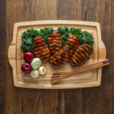 maple carving board with handles 20x14x0.75 inch (#106641)