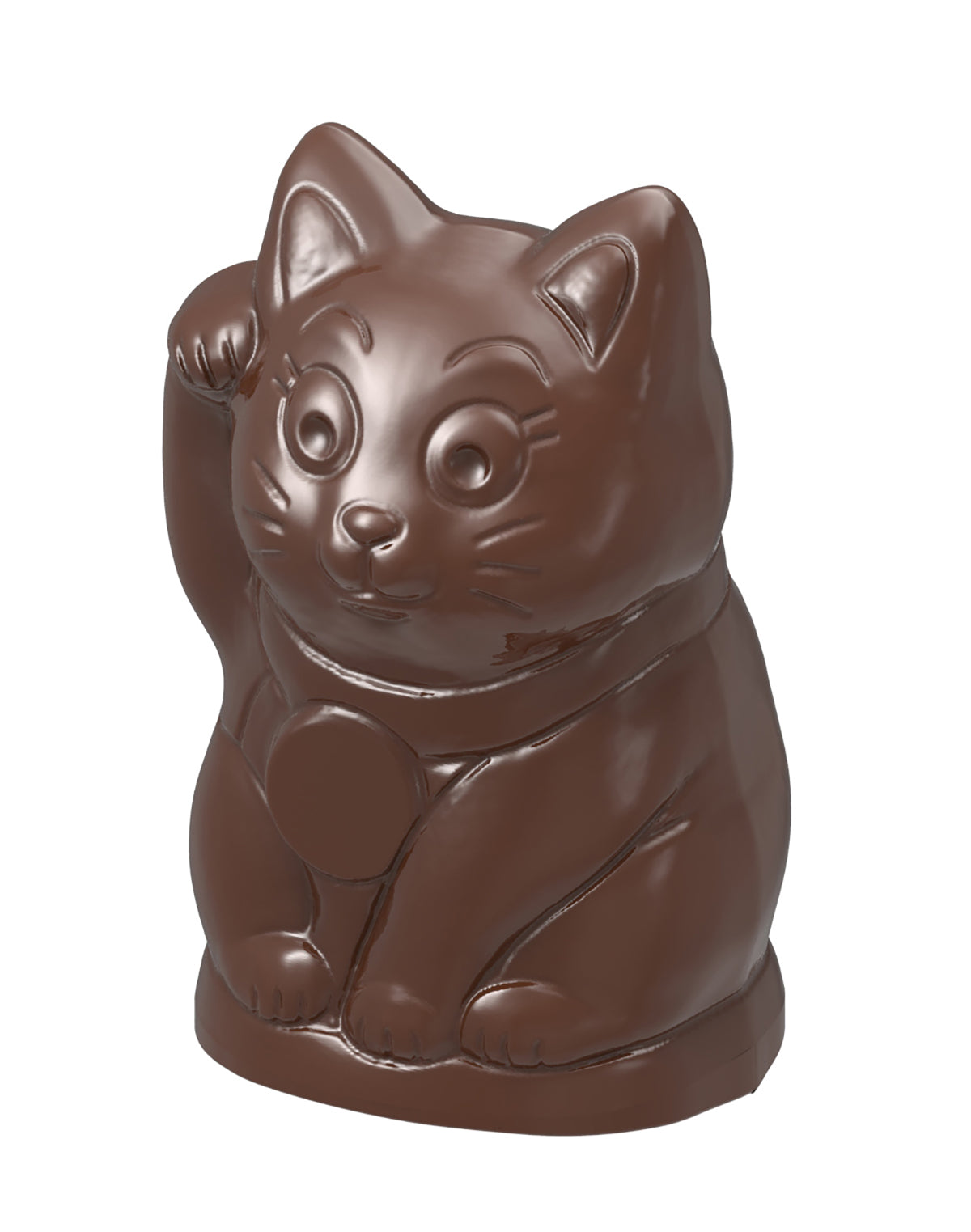 chocolate mould lucky cat manekineko 12cav cw1598 (#107476)