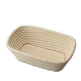 bamboo oval bread proofing basket(s) 210x140x80mm (#108350)