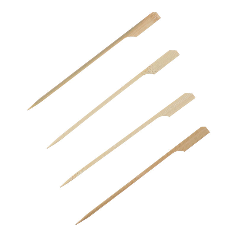 BAMBOO SKEWER PADDLE 15CM (WHITE) 100PC (#110003)