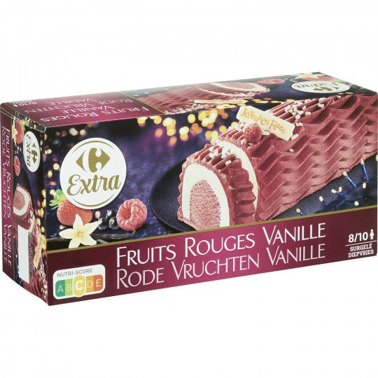 Buche glacee Fruits rouges