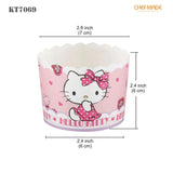 muffin case 70xh53mm hello kitty 25pc (#110470)