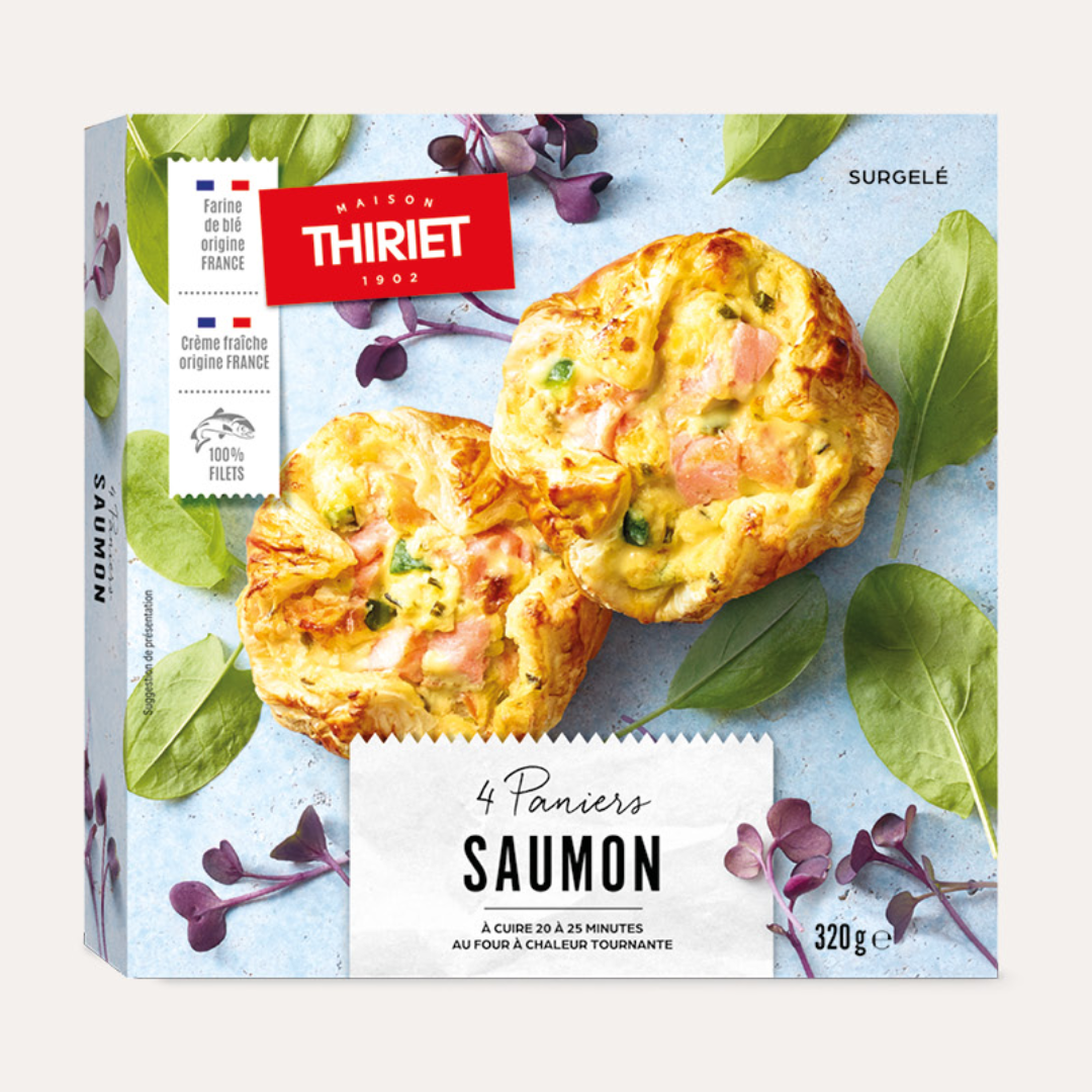 PUFF PASTRY WITH SALMON 320G 4 PIECES (#110882)