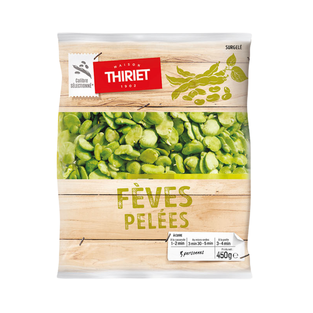 PEELED BROAD BEANS 450G 3 PORTIONS (#113119)