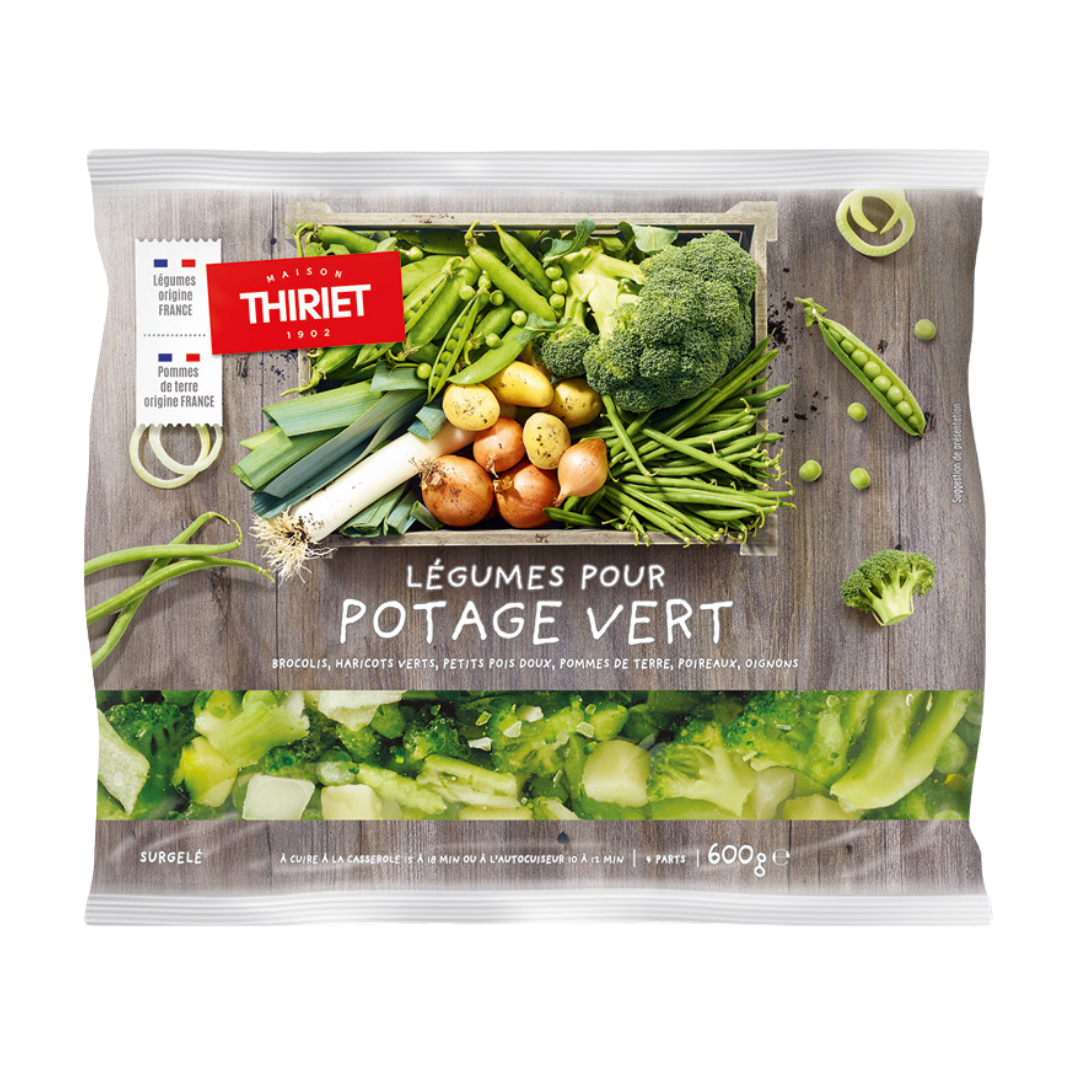 GREEN SOUP VEGETABLE MIX 600G 4 PORTIONS (#113122)
