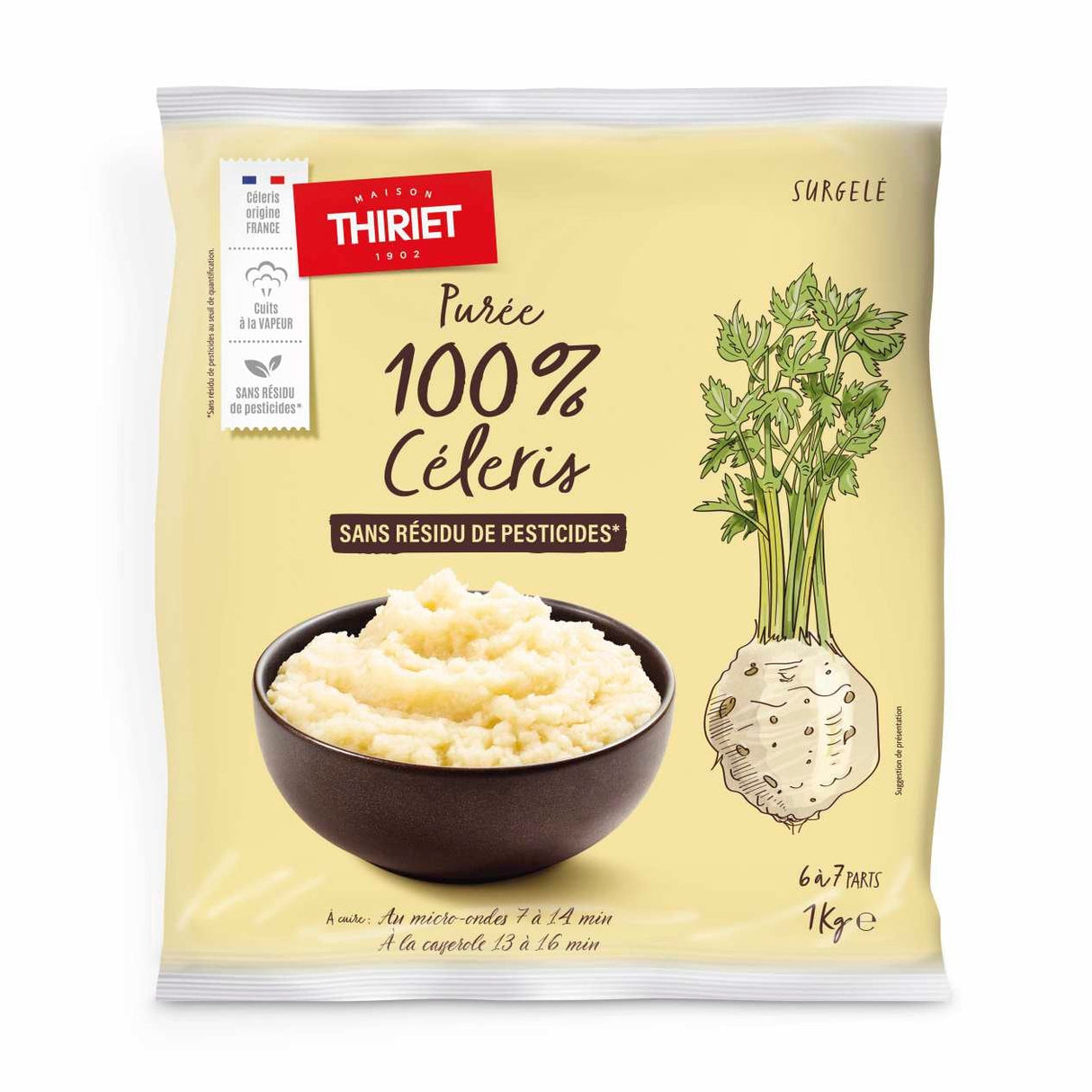 CELERY PUREE 1KG 6-7 PORTIONS (#113137)