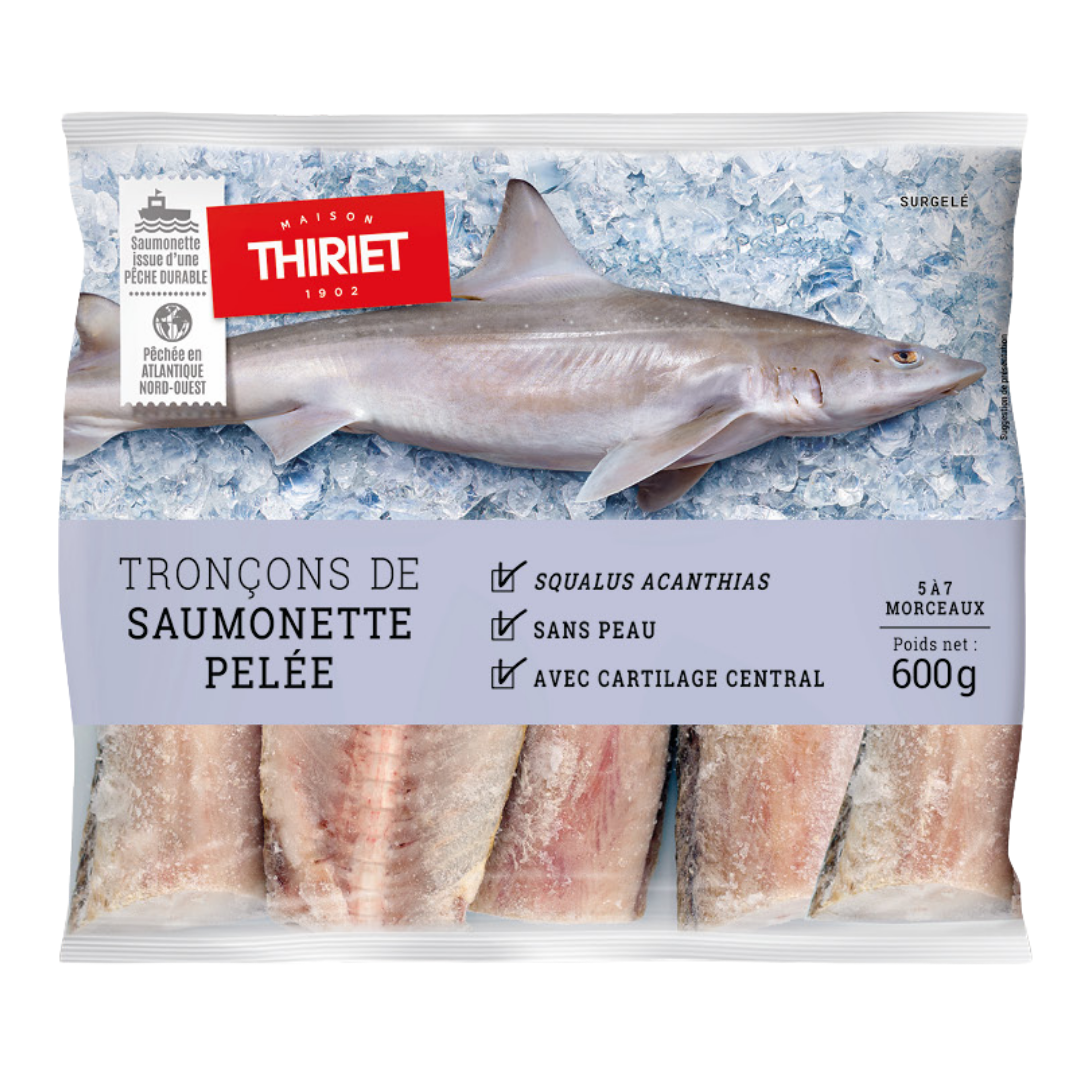 SKINLESS ROCK SALMON PORTIONS ECO FISHING 600G 5‚ÄÌ7 PIECES (#113188)