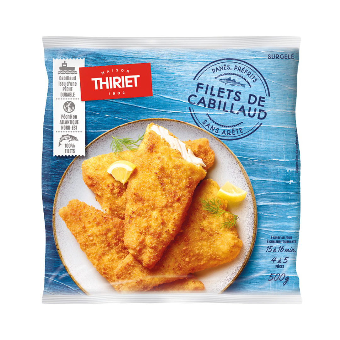 BREADED COD FILLETS ECO FISHING 500G 4‚ÄÌ5 PIECES (#113204)