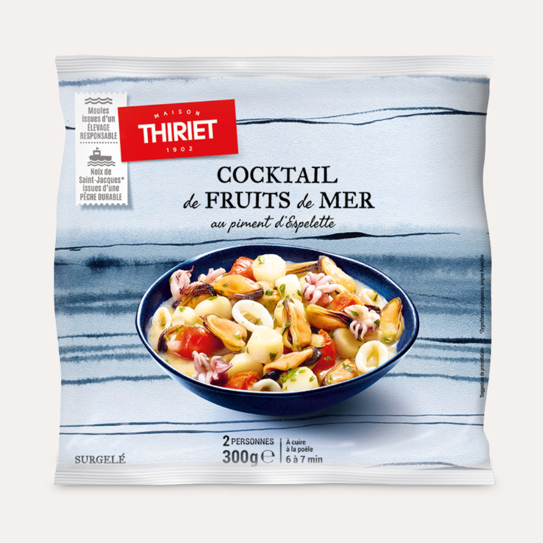 SEAFOOD COCKTAIL MIX WITH ESPELETTE SPICE 300G (#113215)