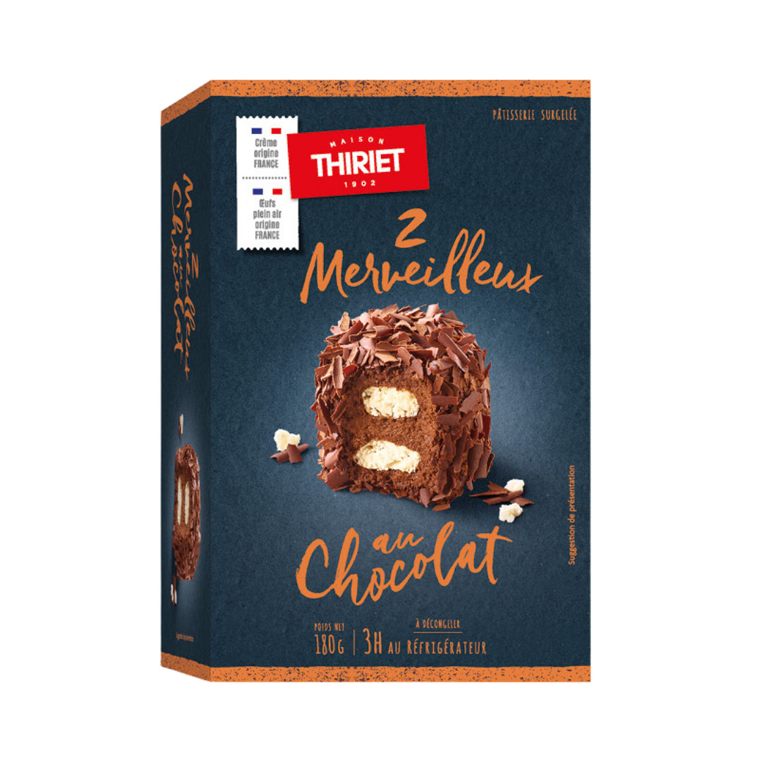 MERVEILLEUX CHOCOLATE PASTRIES 180G 2 180GX2PC (#113282)