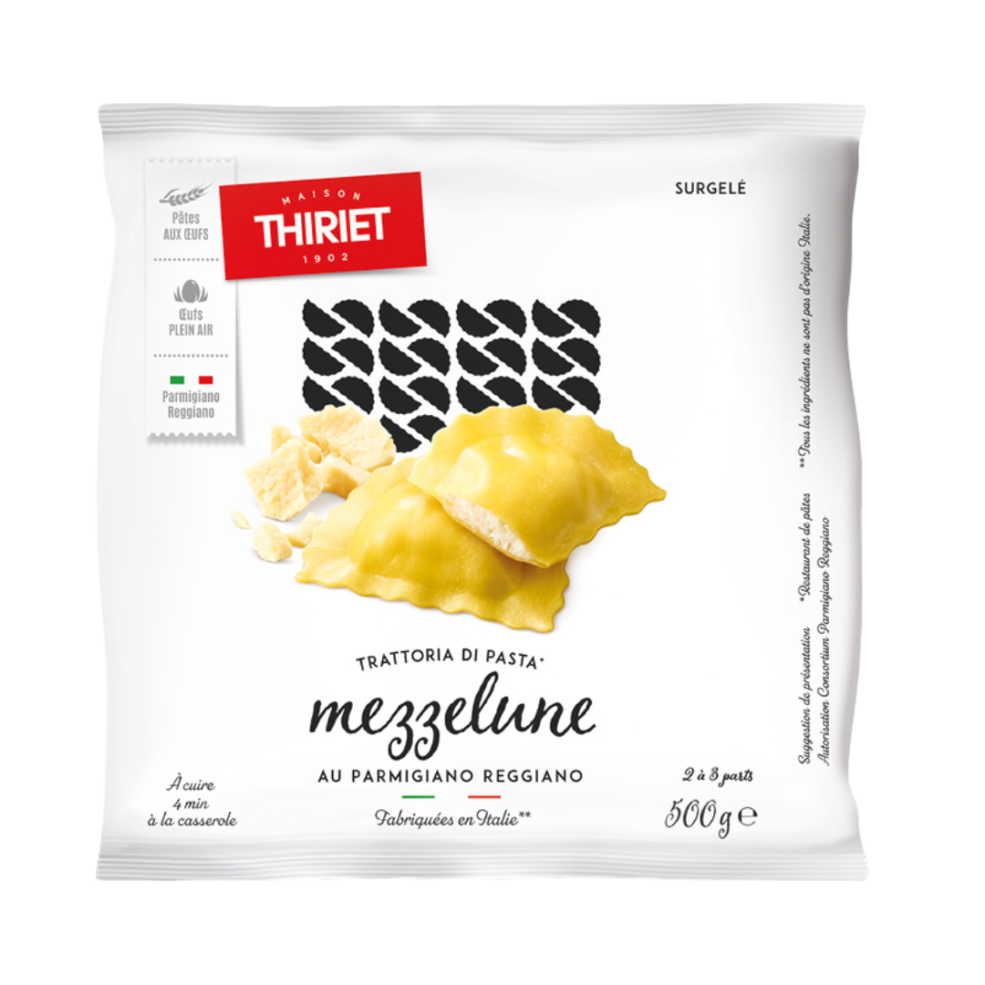MEZZELUNE PASTA FILLED WITH PARMIGIANO 500G 2‚ÄÌ3 PORTIONS (#113316)