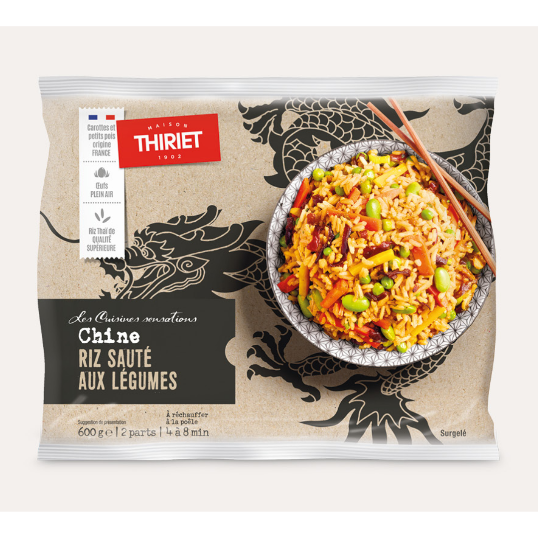 FRIED RICE WITH VEGETABLES 600G 2 PORTIONS (#113320)
