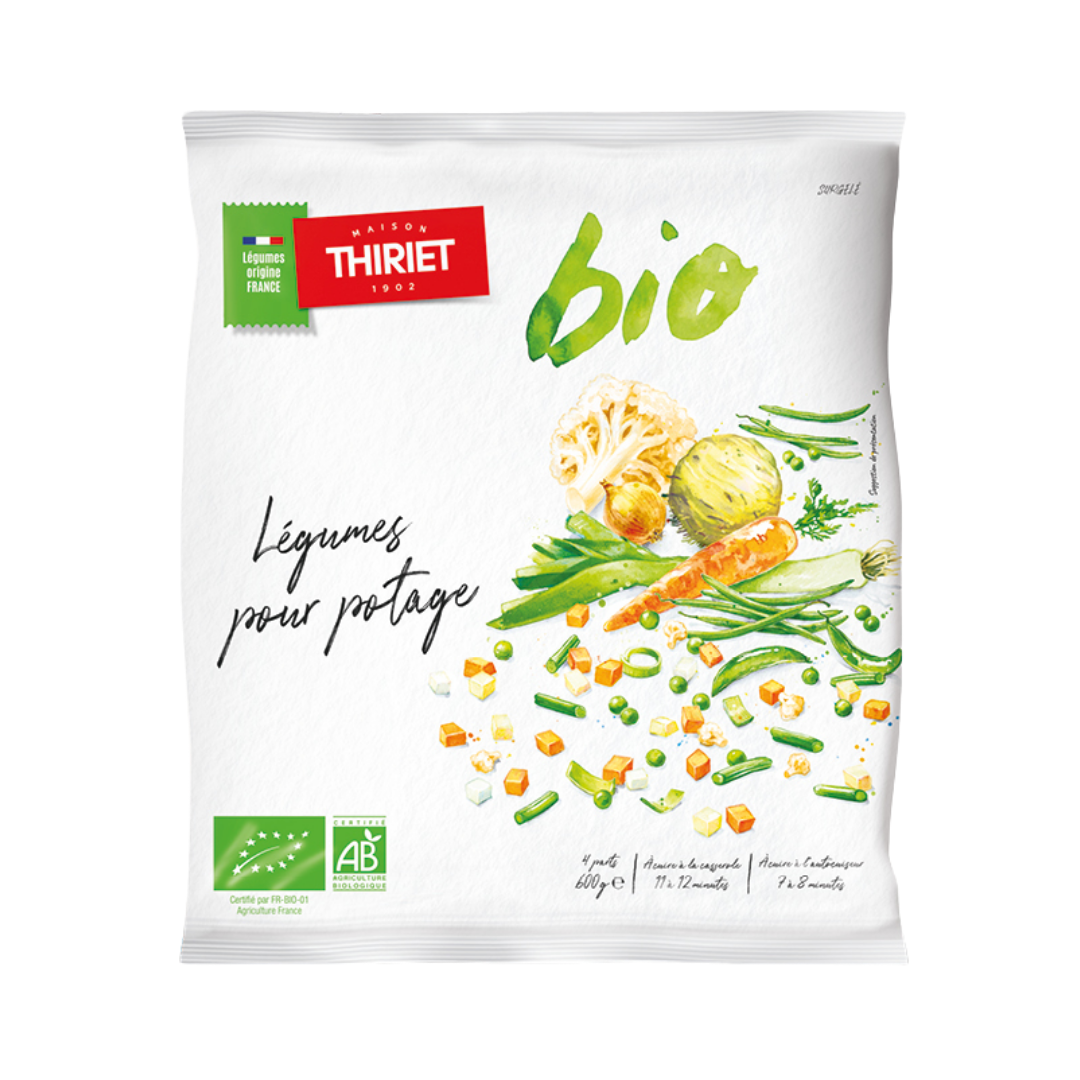ORGANIC VEGETABLE MIX FOR SOUP 600G 4 PORTIONS (#113330)