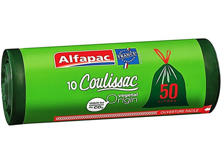 Sacs Poubelle Lien Coulissant 50L