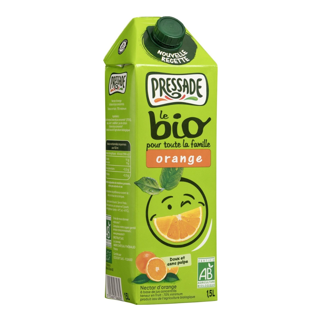 ORGANIC ORANGE JUICE 1.5L (#118412)