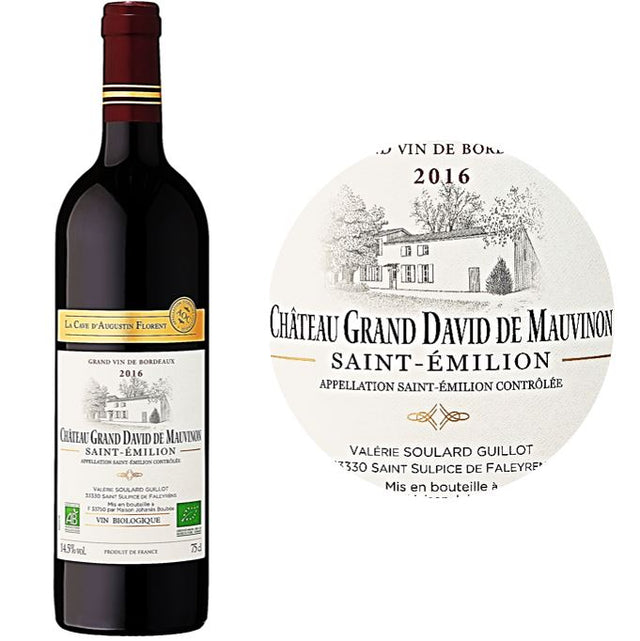 Saint-Emilion Rouge 2019 Vin Biologique