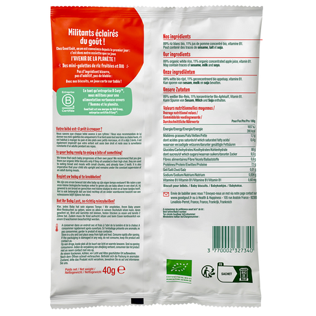 MINI RICE CAKES WITH APPLE 40G (#121385)