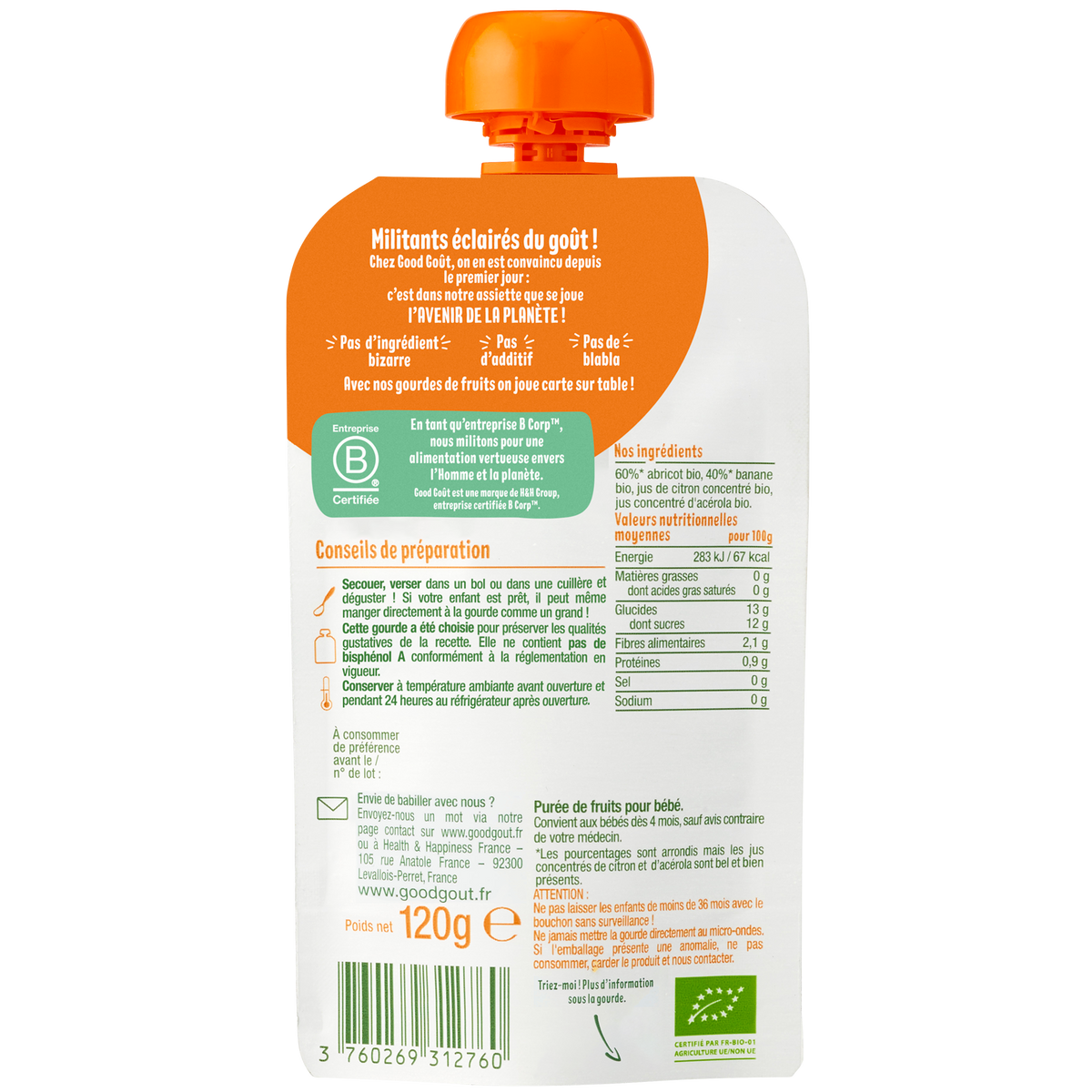 BANANA APRICOT 120G (#121394)