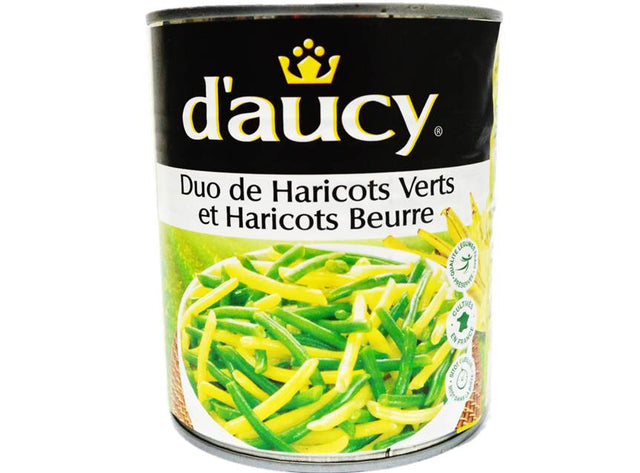 Duo haricots verts/haricots beurre