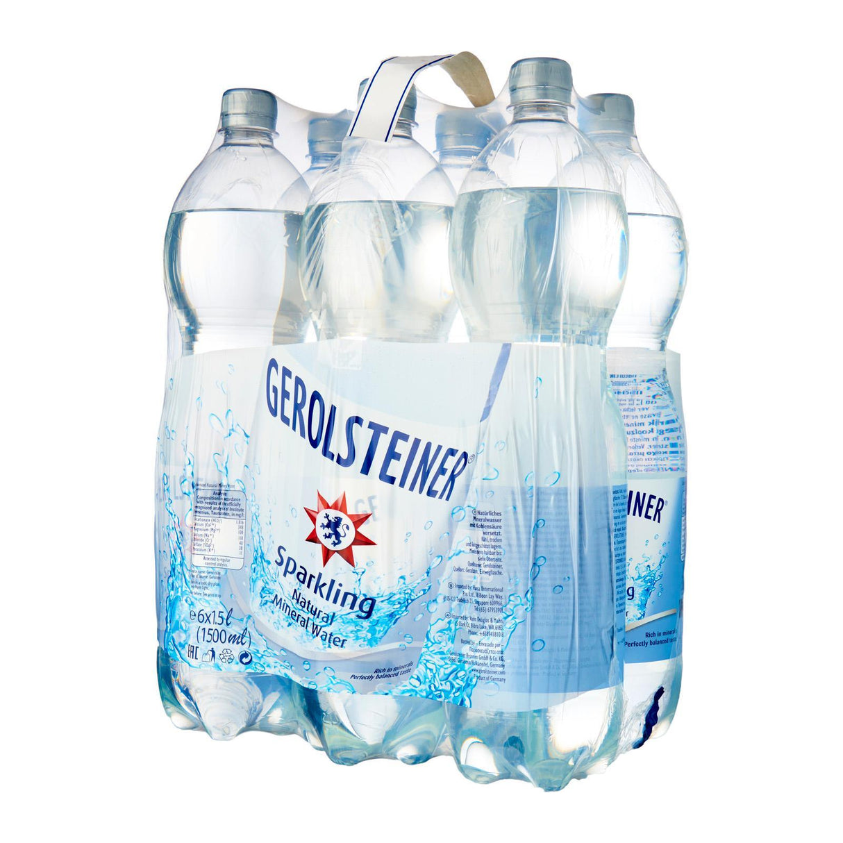 gerolsteiner sparkling water 6x1.5l (#123049)
