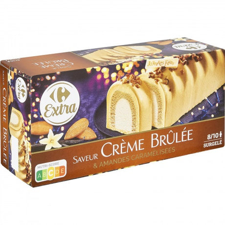 Buche vanille creme brulee