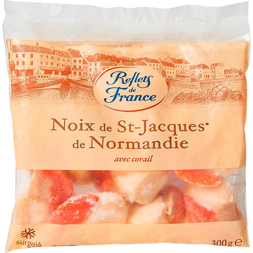 Noix De Saint Jacques De Normandie Avec Corail