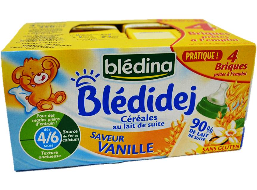 Bledidej Lait Et Cereales Saveur Vanille, Des 6 Mois