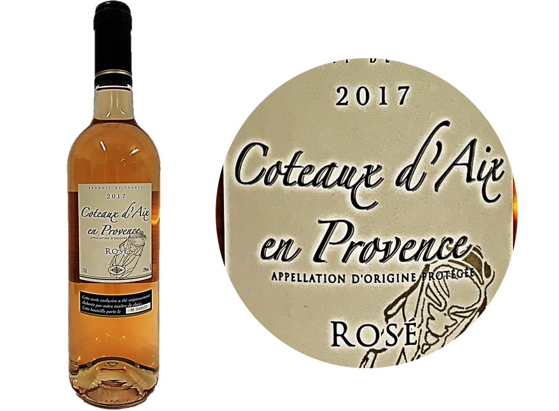 Coteaux d’Aix en Provence rose 2020/2019