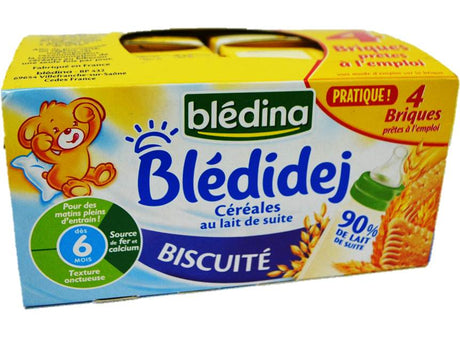 Bledidej Lait Et Cereales Saveur Biscuit, Des 6 Mois