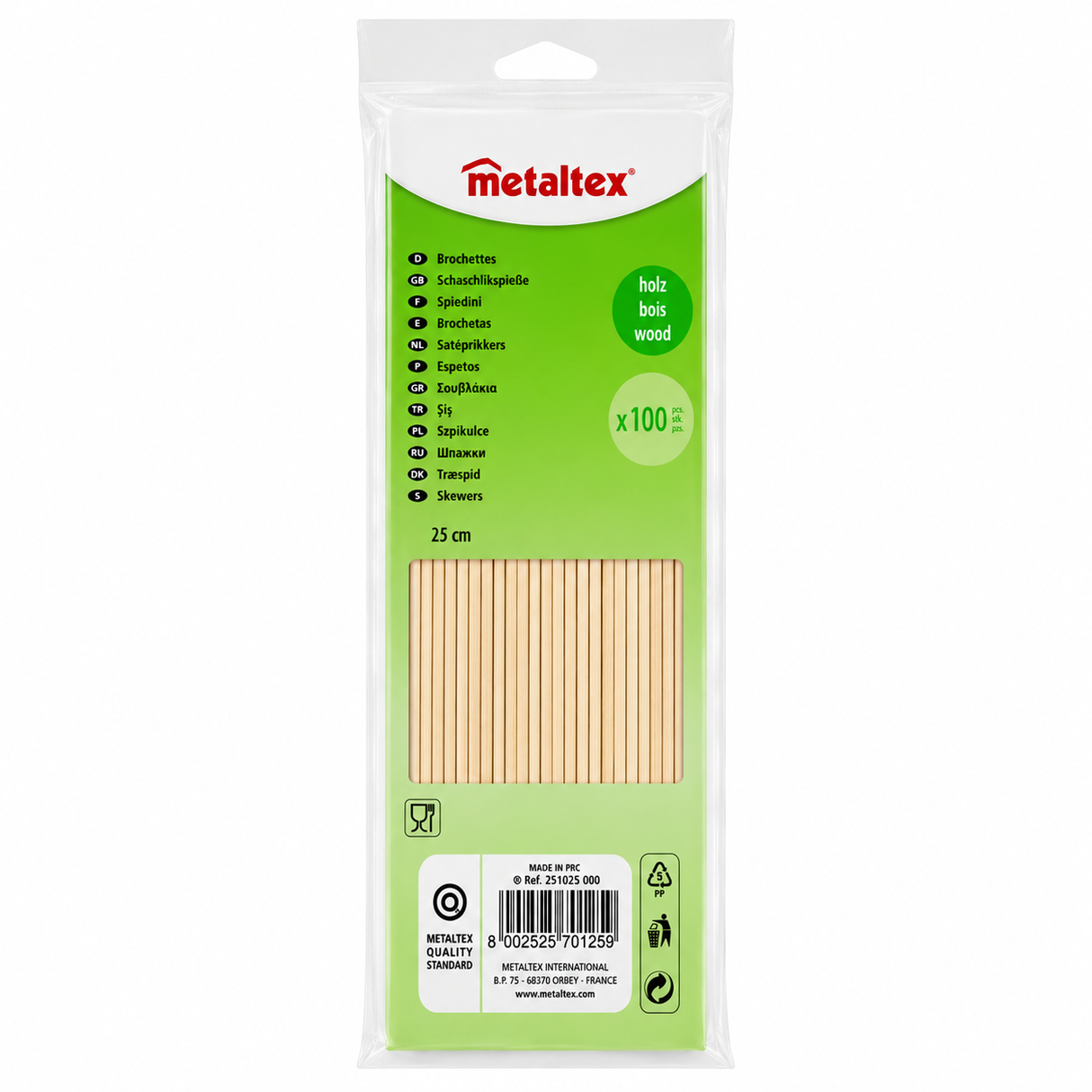wooden skewers 100x25cm (#127224)