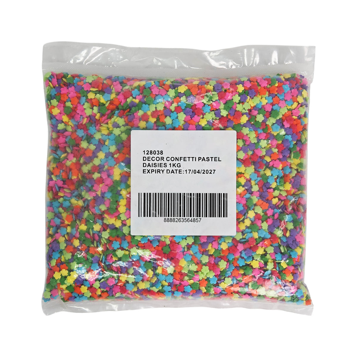 PASTEL DAISY CONFETTI SPRINKLES 1KG (#128038)