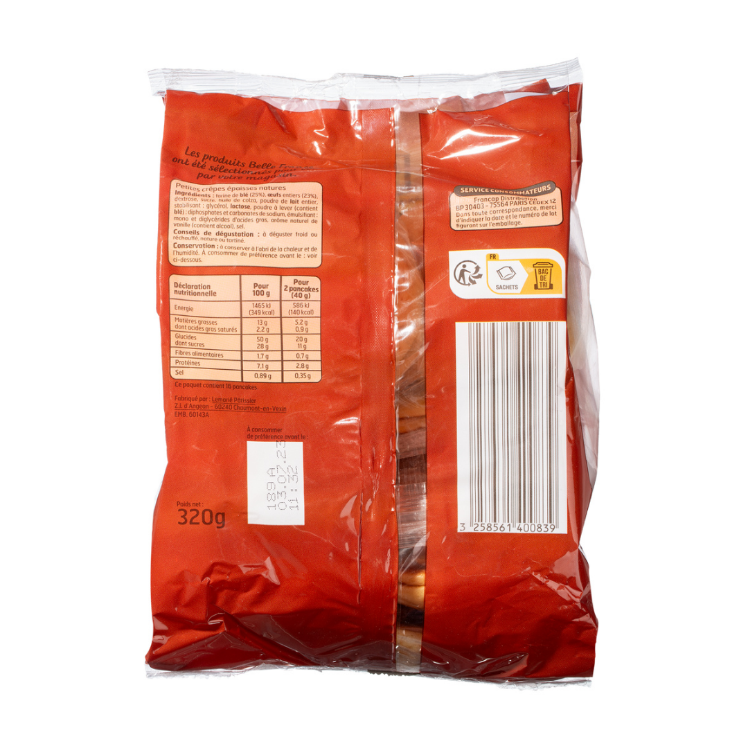 BREAD PANCAKES PLAIN 8X2PC 320G (#128201)