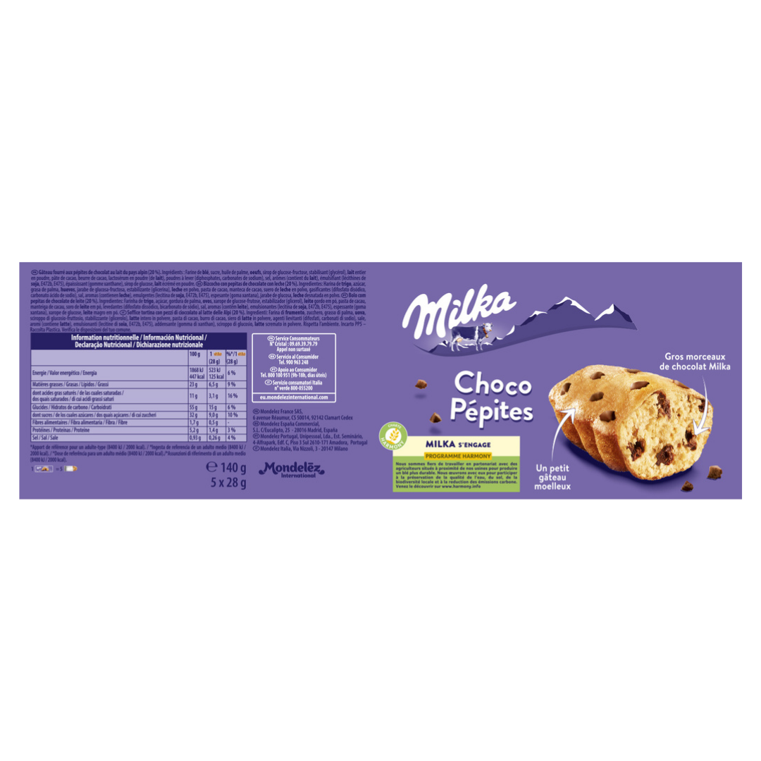 BISCUIT CHOCO PEPITES 140G (#128246)