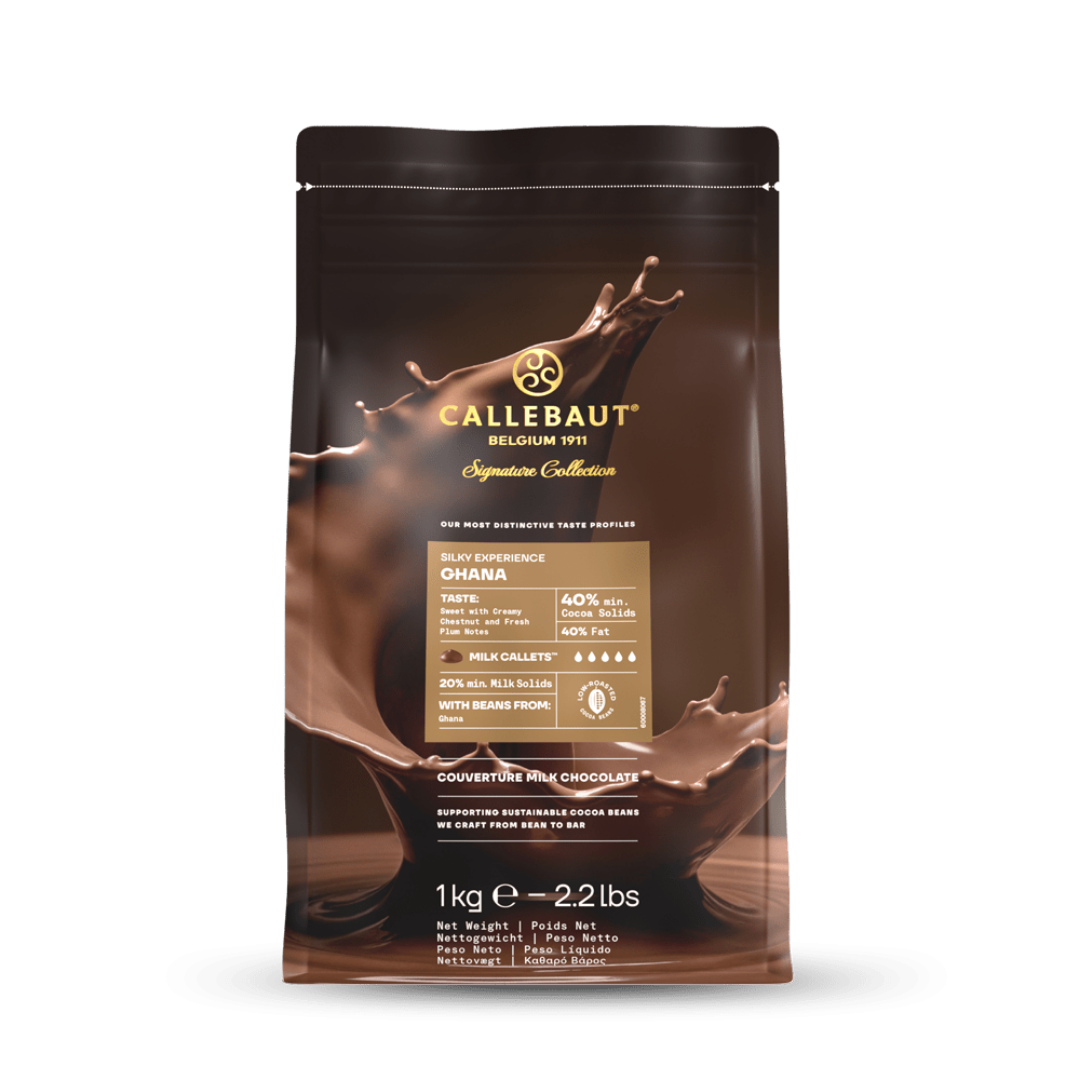 CHOCO MILK SILKY GHANA 40% (#128389)