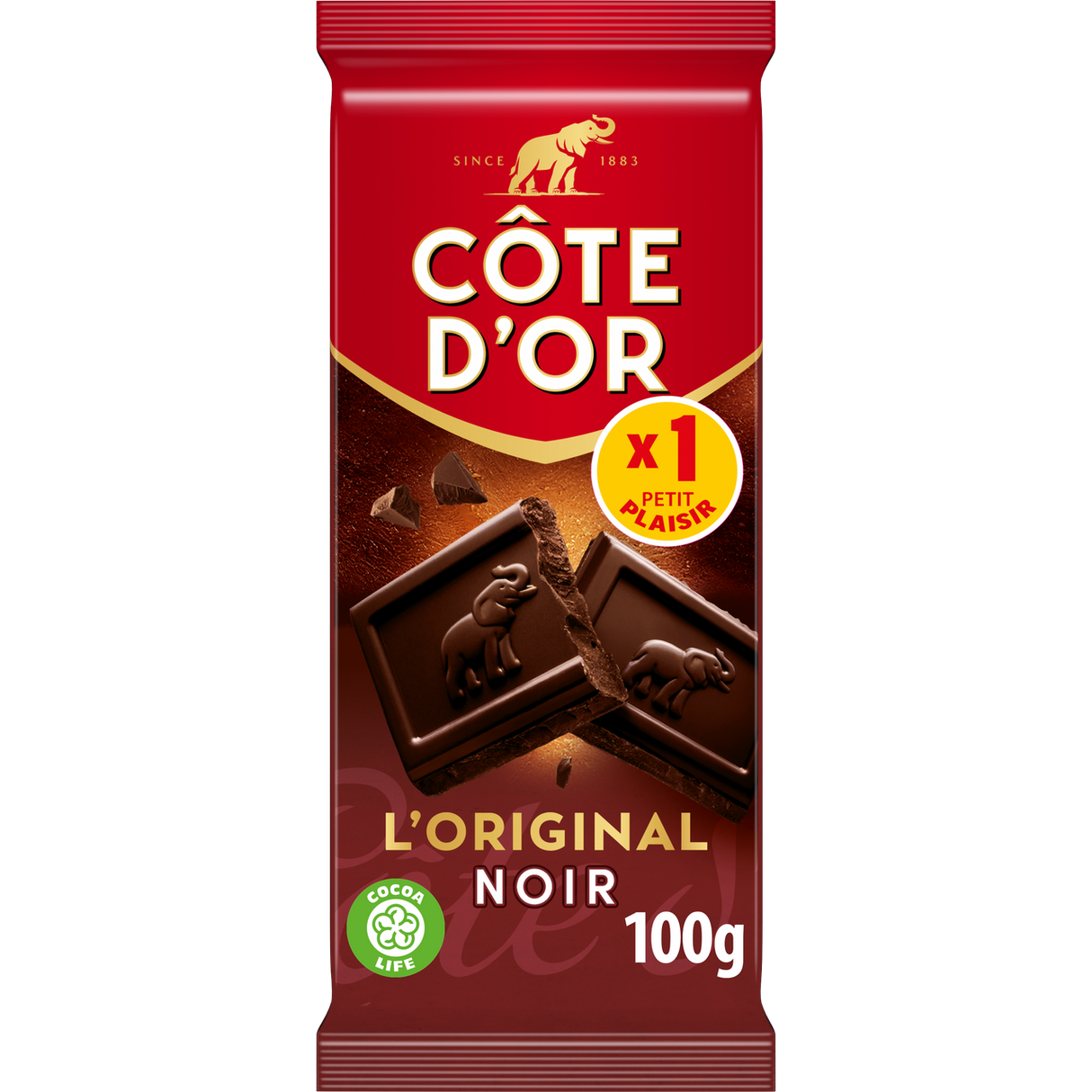 DARK CHOC ORIGINAL EXTRA 100G (#128408)