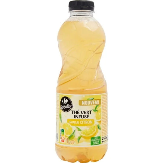 LEMON FLAVORED GREEN TEA DRINK 1L (#128455)