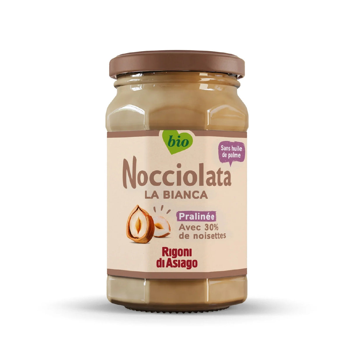 ORGANIC WHITE NOCCIOLATA 250G (#128458)