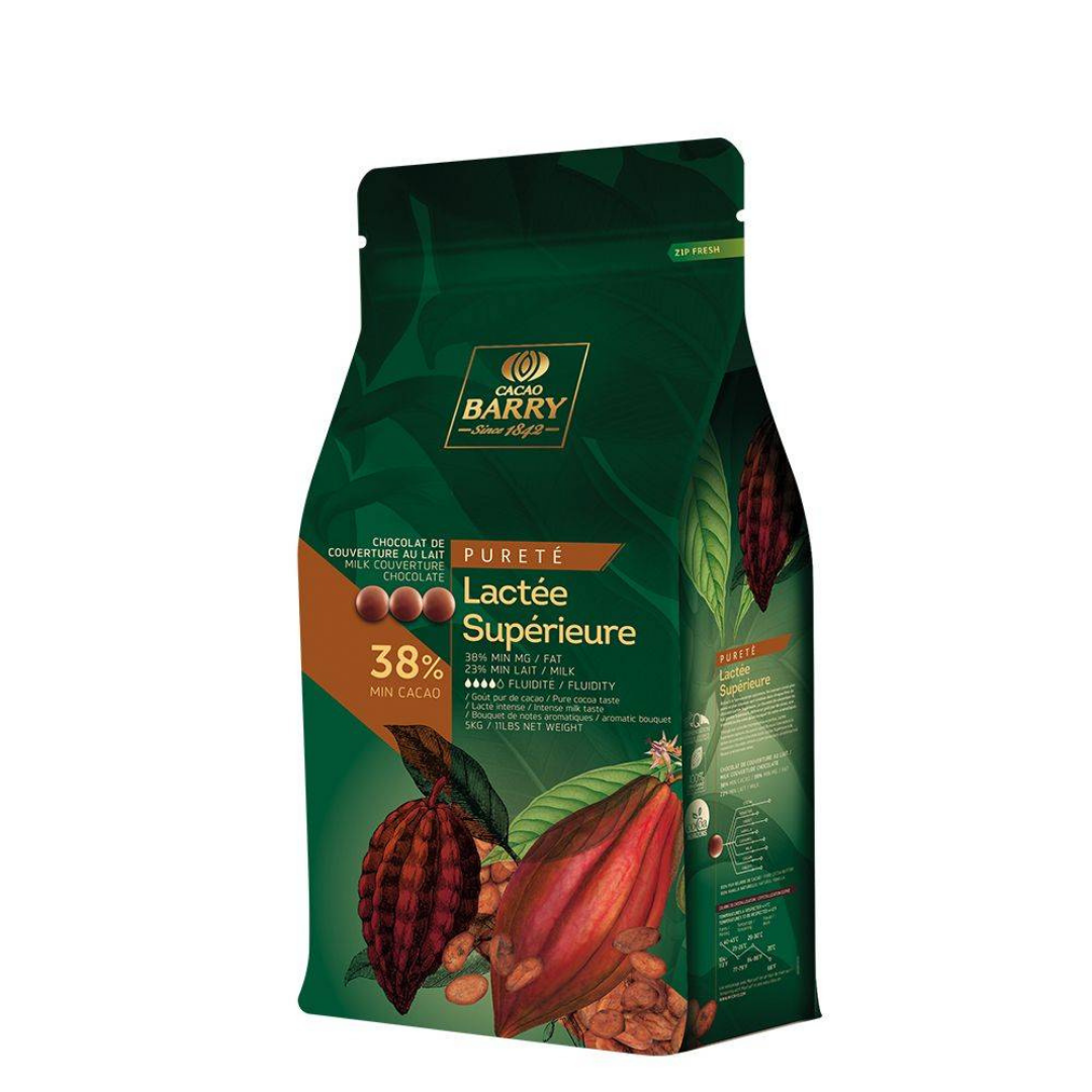 CHOC MILK COUV LACTEE SUPERIEURE 5KG/CACAO BARRY (#128742)