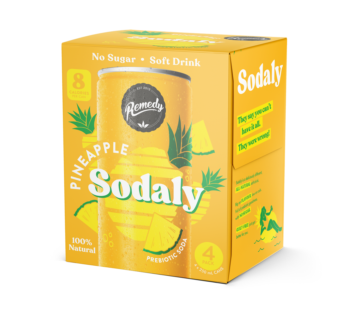 SODALY PINEAPPLE 250ML (#129033)