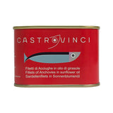ANCHOVY FILLETS IN SUNFLOWER OIL 600G (#129086)