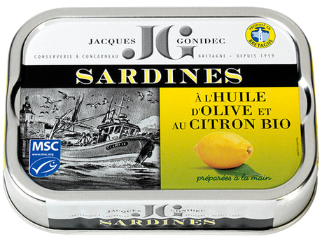 Sardines Msc Au Citron A Lhuile Dolive Bio Jg