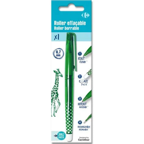 Stylo Roller Effacable Vert 0.7Mm