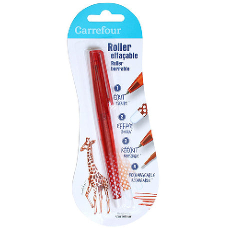 Stylo Roller Effacable Rouge 0.7Mm