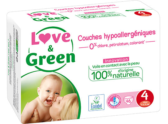 Couches Hypoallergeniques T4 (7 A 14Kg)