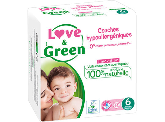 Couches Hypoallergeniques T6 (+15Kg)