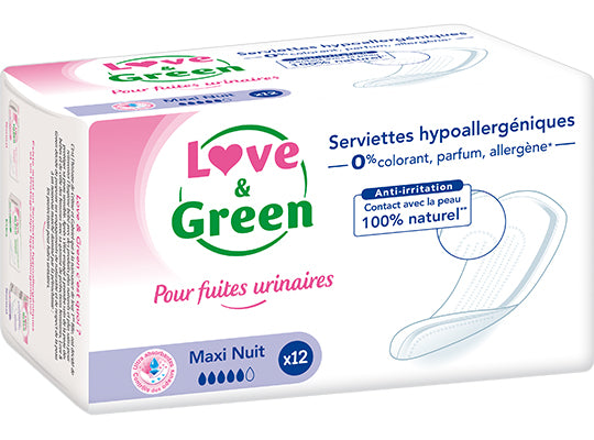 Serviettes Hypoallergeniques Incontinence Legere Nuit