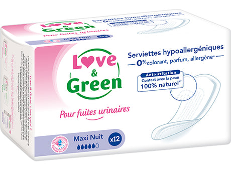 Serviettes Hypoallergeniques Incontinence Legere Nuit