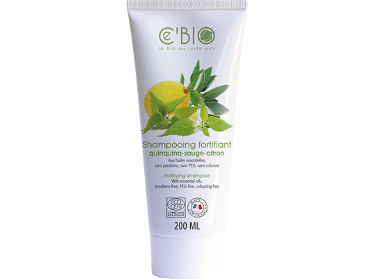Shampoing fortifiant quinquina/sauge/citron biologique