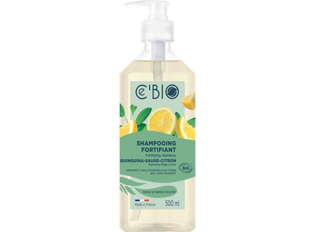 Shampoing Fortifiant Quinquina/Sauge/Citron Biologique