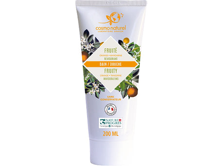 Gel bain & douche fruite mandarine/orange BIO